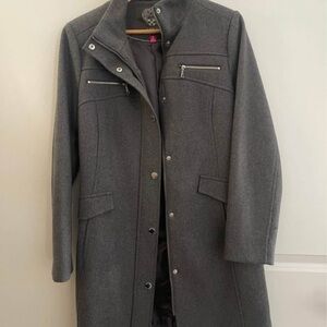 Vince Camuto Charcoal Gray Coat